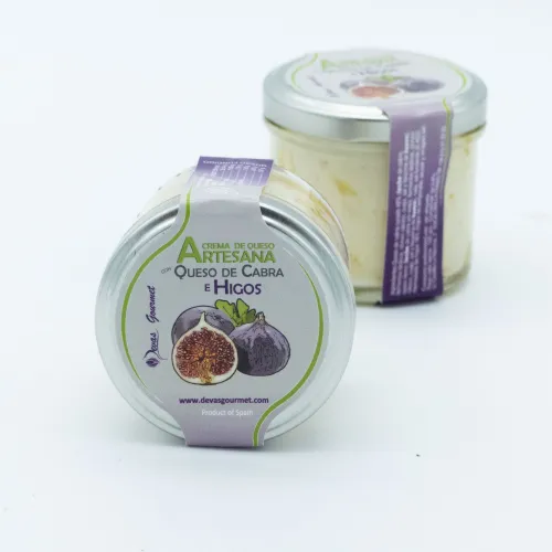 Crema de Queso Artesana con Queso de Cabra & Higos 5 Crema de Queso Artesana con Queso de Cabra & Higos