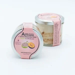 Crema de Queso Artesana  con Queso Manchego Higos & Ciruelas