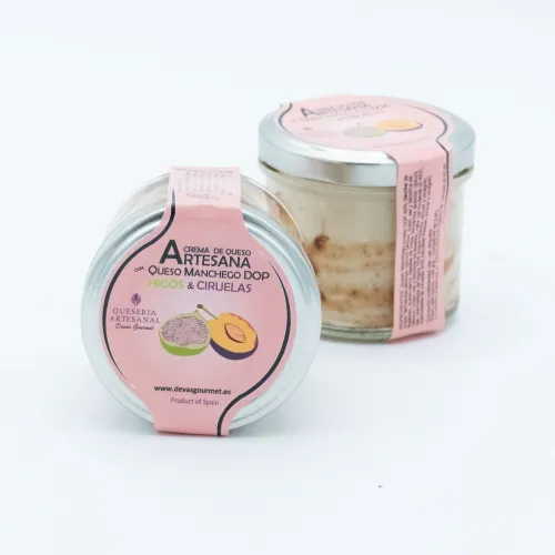 Crema de Queso Artesana con Queso Manchego Higos & Ciruelas