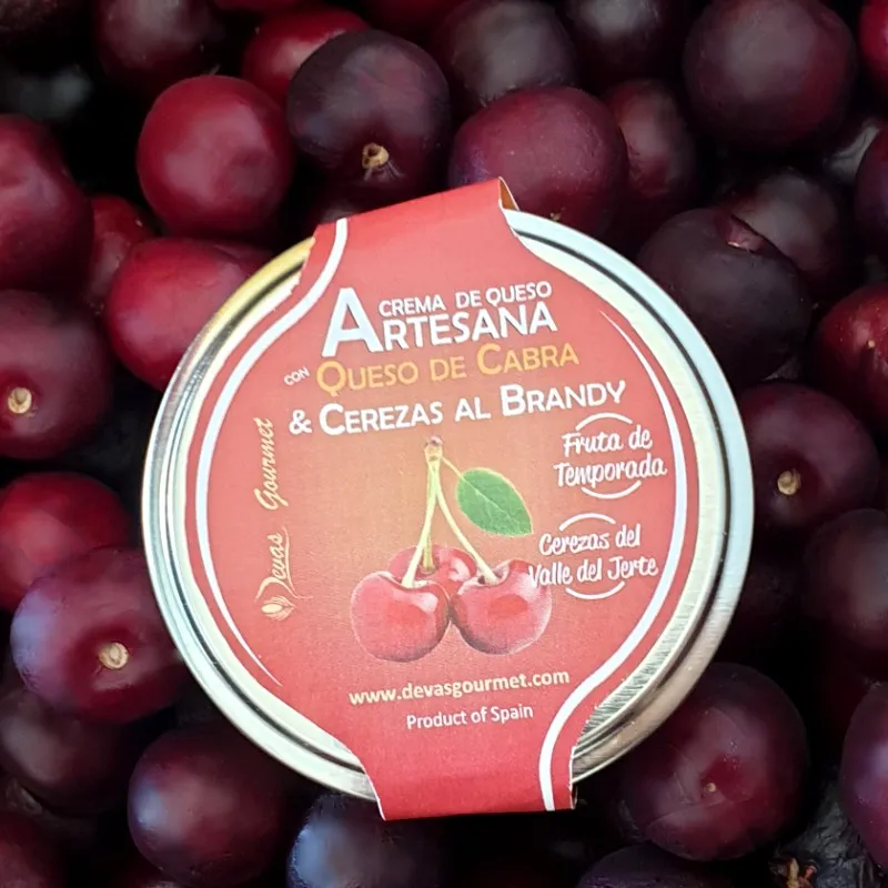 Crema de Queso Artesana con Queso Cabra & Cerezas al Brandy 2 unnamed file